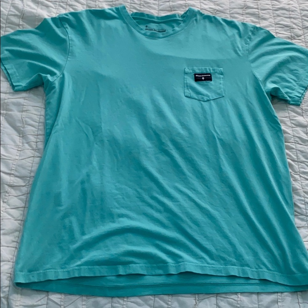 Men Large Black Diamond Shirt